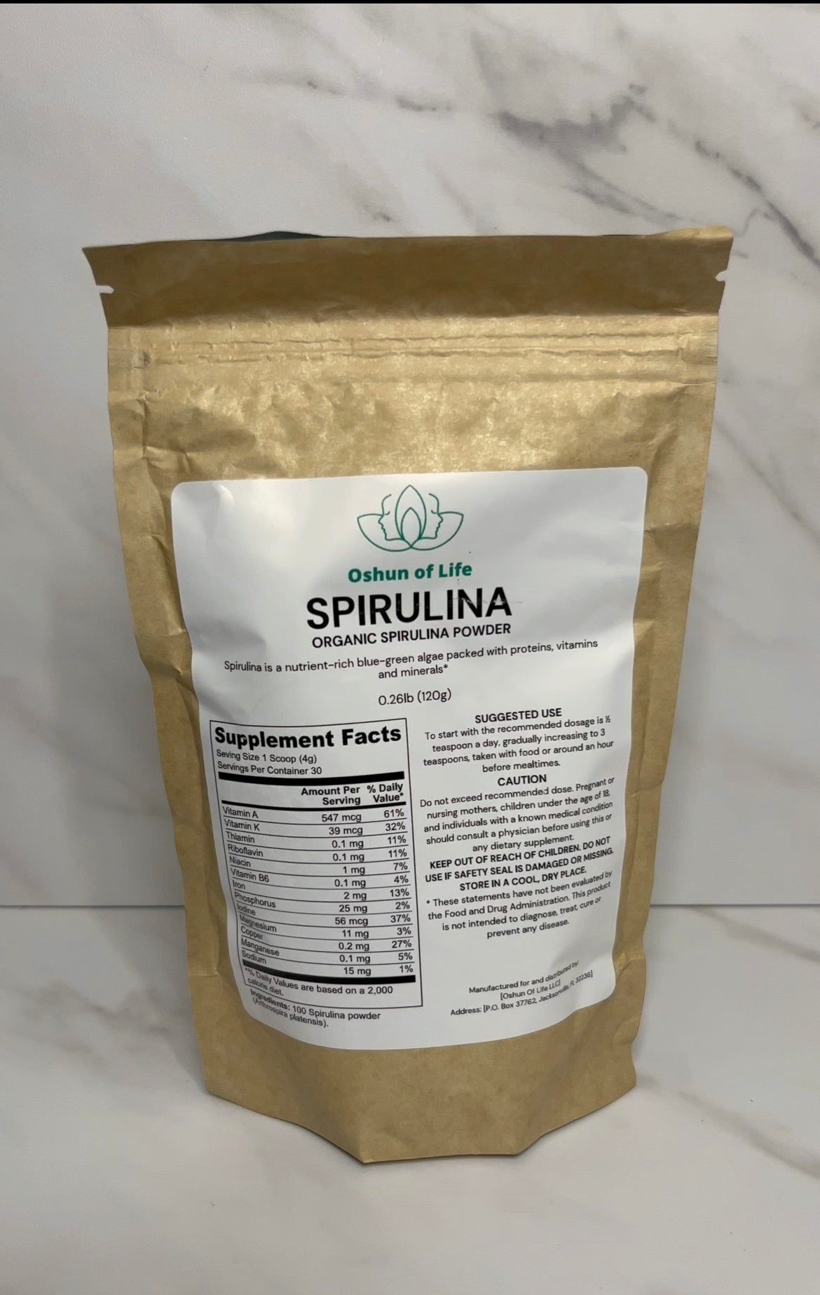 Organic Spirulina Powder