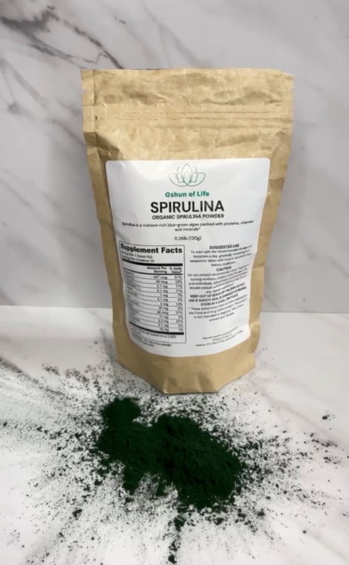 Organic Spirulina Powder