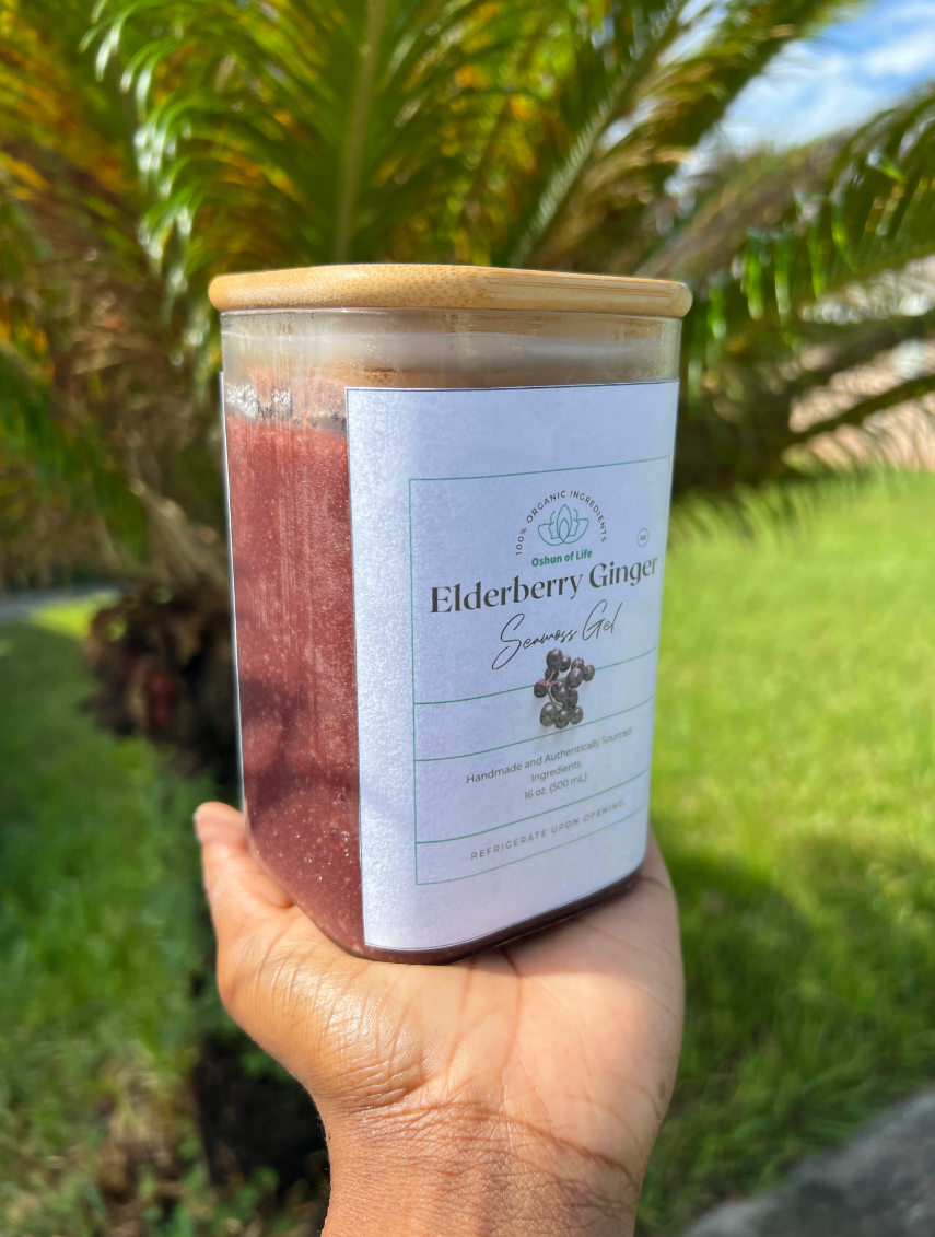 Elderberry Ginger Sea Moss Gel
